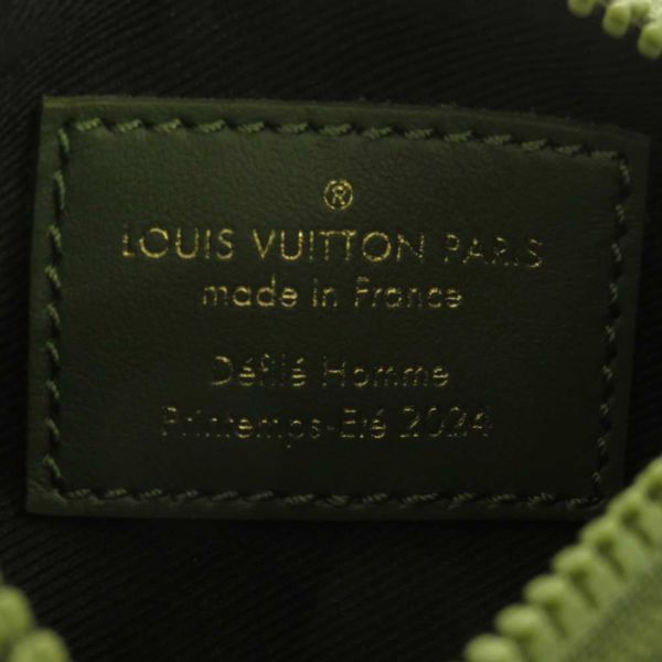 ルイヴィトン コインケース ダモフラージュ・キャンバス ポシェット・クレ M83175 LOUIS VUITTON グリーン