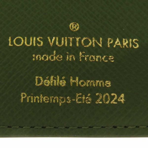 ルイヴィトン 二つ折り財布 ダモフラージュ・キャンバス ポルトフォイユ・スレンダー M83166 グリーン