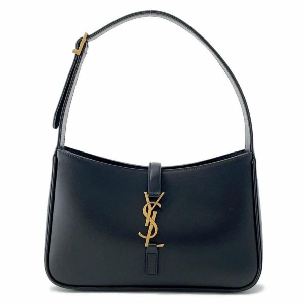 サンローランパリ ショルダーバッグ ル・サンカセット レザー 657228 SAINT LAURENT PARIS ワンショルダー 黒