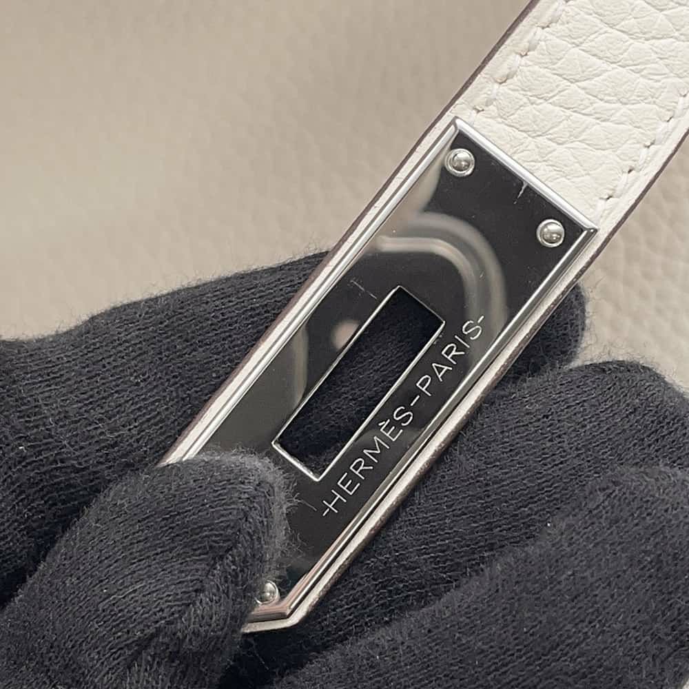 エルメス バーキン30 ナタ/シルバー金具 トリヨンクレマンス U刻印 HERMES Birkin ハンドバッグ