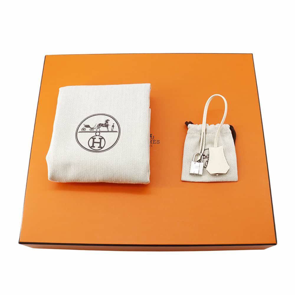エルメス バーキン30 ナタ/シルバー金具 トリヨンクレマンス U刻印 HERMES Birkin ハンドバッグ