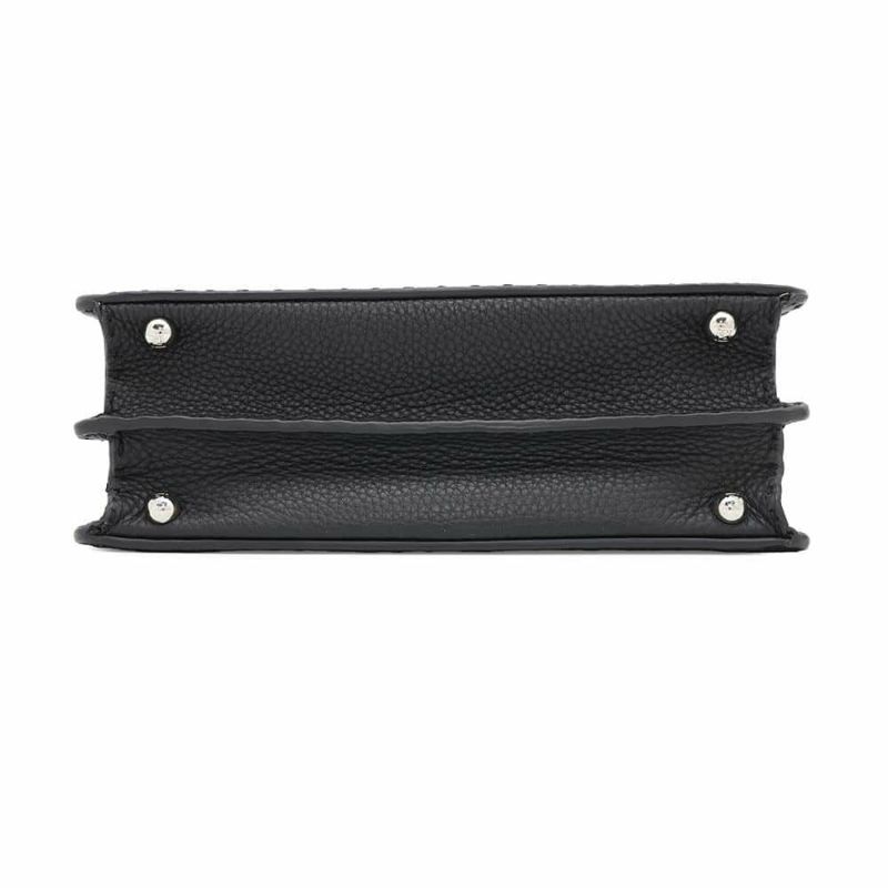 フェンディ ハンドバッグ セレリア ピーカブー アイシーユー ISEEU スモール 8BN327 2way ステッチ 黒