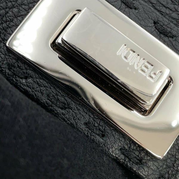 フェンディ ハンドバッグ セレリア ピーカブー アイシーユー ISEEU スモール 8BN327 2way ステッチ 黒