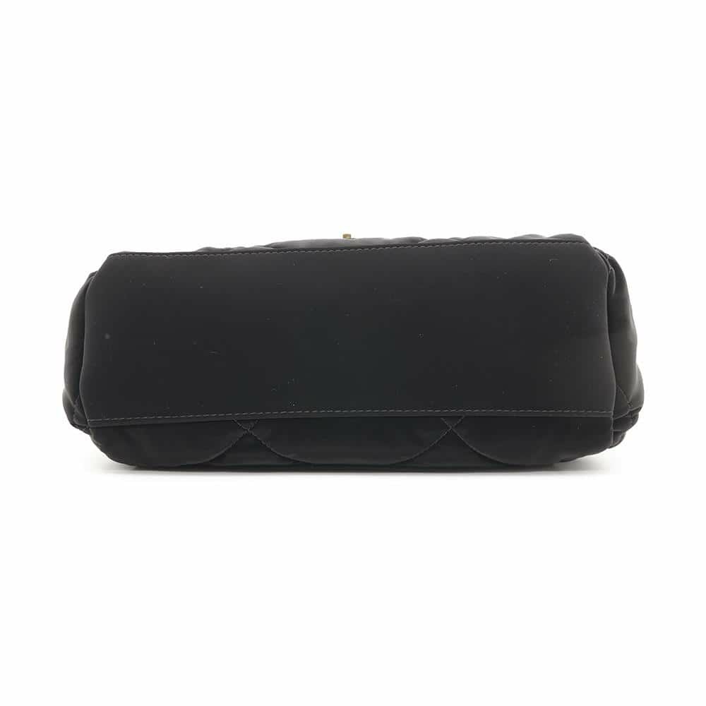 シャネル ショルダーバッグ ボウリングバッグ ココマーク ナイロン AS5054 CHANEL 黒