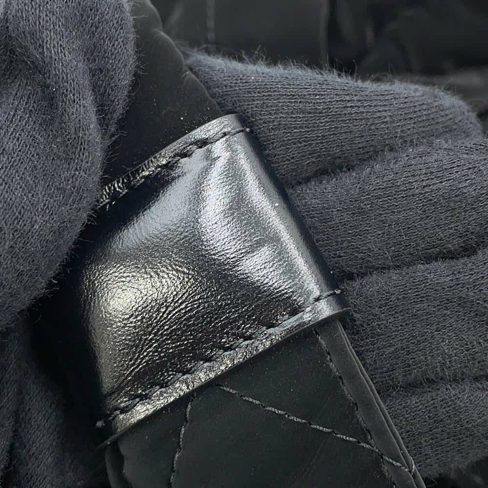 シャネル ショルダーバッグ ボウリングバッグ ココマーク ナイロン AS5054 CHANEL 黒