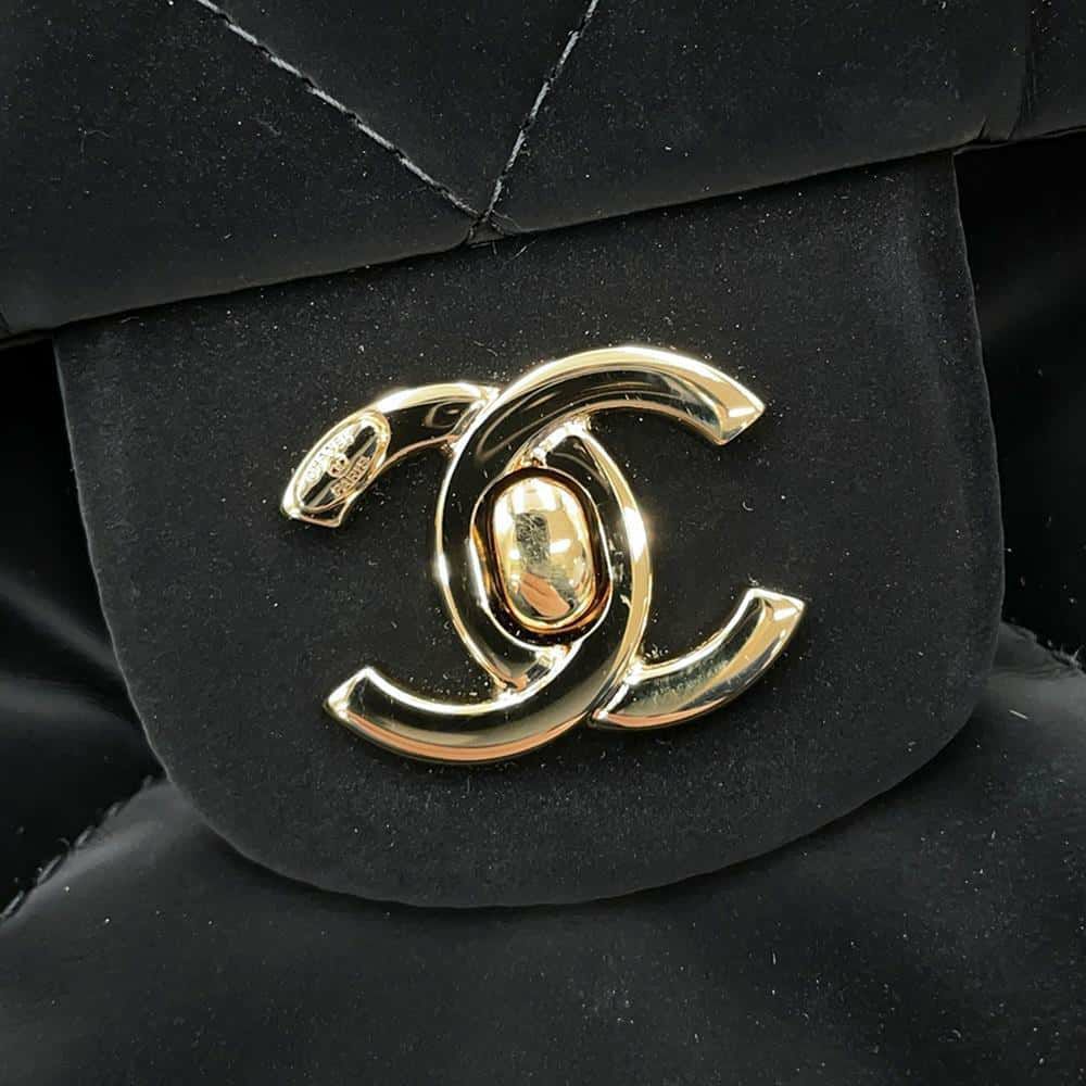 シャネル ショルダーバッグ ボウリングバッグ ココマーク ナイロン AS5054 CHANEL 黒