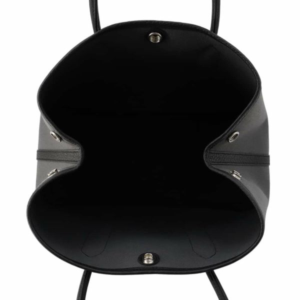 エルメス トートバッグ ガーデンパーティTPM アルドワーズ/ブラック/シルバー金具 トワルミリタリー/ネゴンダ W刻印