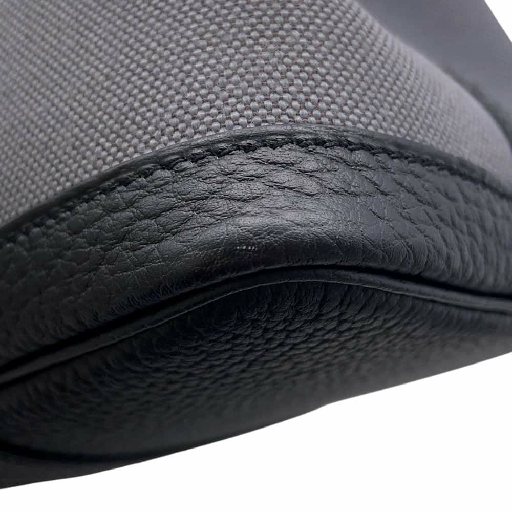 エルメス トートバッグ ガーデンパーティTPM アルドワーズ/ブラック/シルバー金具 トワルミリタリー/ネゴンダ W刻印