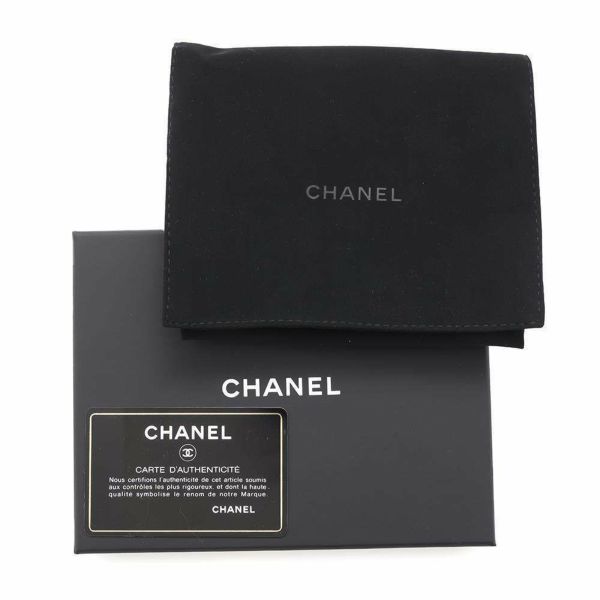 シャネル 三つ折り財布 クラシック スモール フラップ ウォレット キャビアスキン AP0231 CHANEL 黒