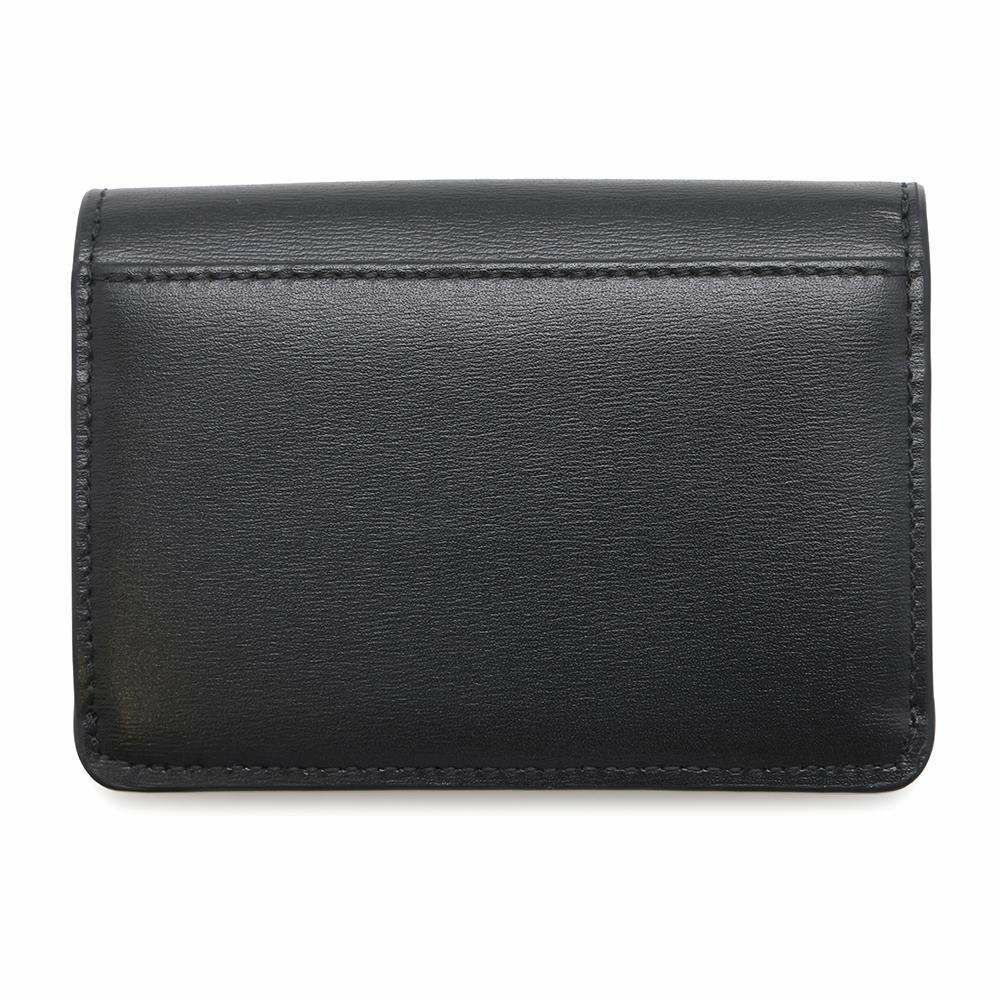 セリーヌ カードケース トリオンフ フラップ付きカードホルダー シャイニーカーフレザー 10I583 CELINE 名刺入れ 黒 財布