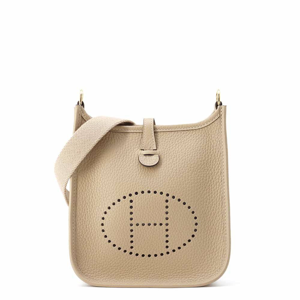 エルメス ショルダーバッグ エブリンTPM トレンチ/ゴールド金具 トリヨンクレマンス K刻印