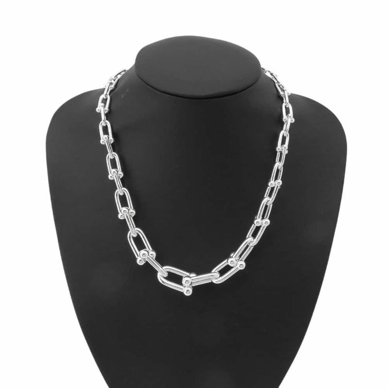 ティファニー ネックレス ハードウェア グラジュエイテッド リンク ネックレス SV925シルバー 60153092 Tiffany&Co. ジュエリー