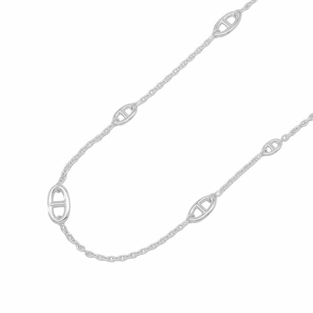 エルメス ネックレス シェーヌダンクル ファランドール 80 SV925シルバー HERMES ロングネックレス ジュエリー