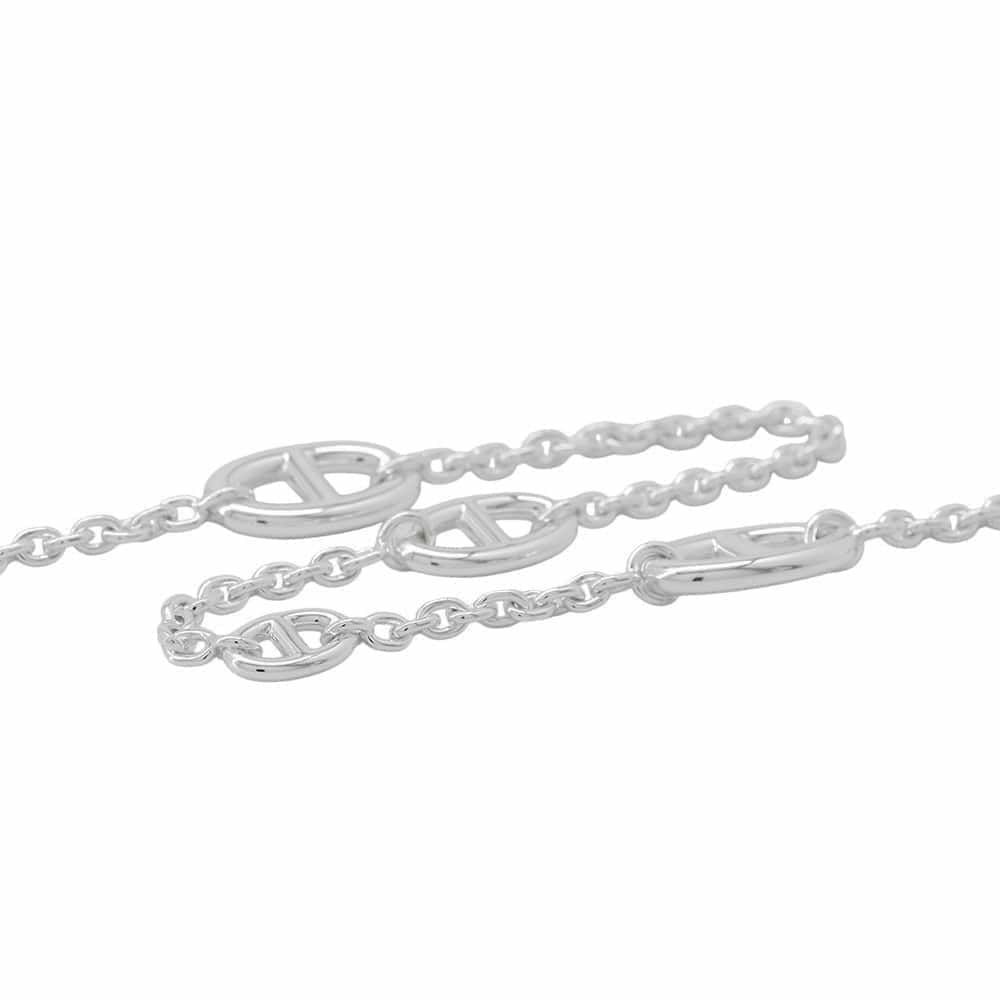 エルメス ネックレス シェーヌダンクル ファランドール 80 SV925シルバー HERMES ロングネックレス ジュエリー