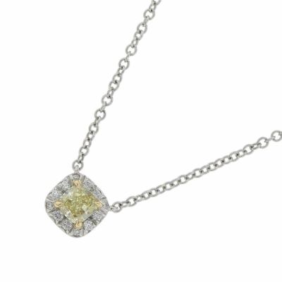 ティファニー ネックレス ソレスト イエローダイヤモンド 0.21ct