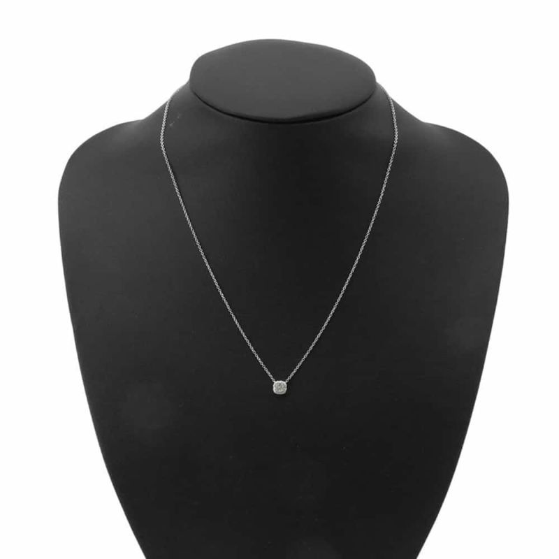 ティファニー ネックレス ソレスト イエローダイヤモンド 0.21ct Pt950プラチナ Tiffany&Co. ジュエリー 鑑定書付き