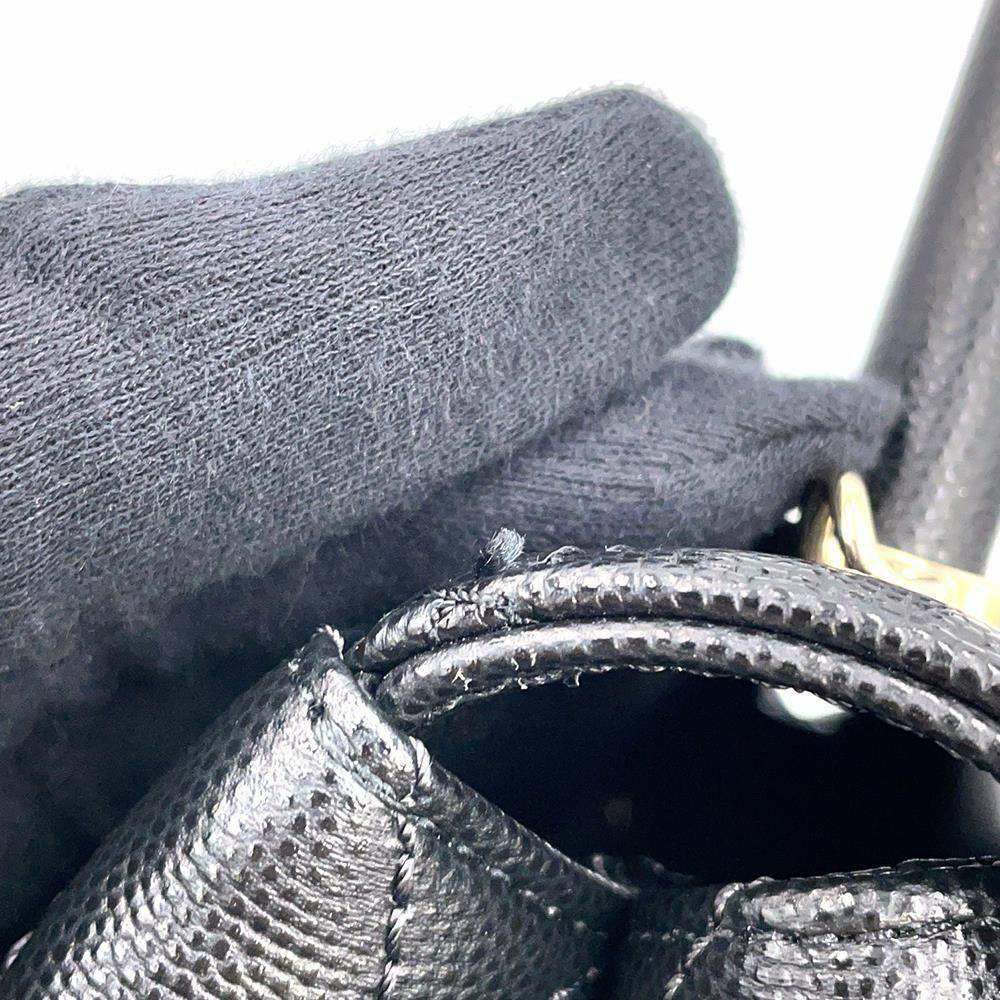 シャネル ハンドバッグ ココマーク マトラッセ トップハンドル ミニ フラップ キャビアスキン AS2215 CHANEL 2way 黒