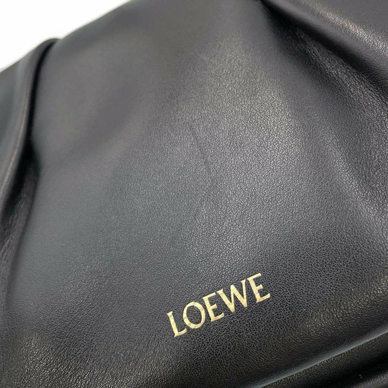 ロエベ ショルダーバッグ パセオ サッチェル A709Q89X01 LOEWE 2way 黒