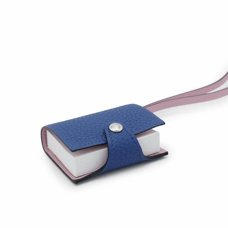 エルメス バッグチャーム ユリス ナノ ヴェルソ ブルーフランス/モーヴシルベストル トゴ/スイフト Z刻印