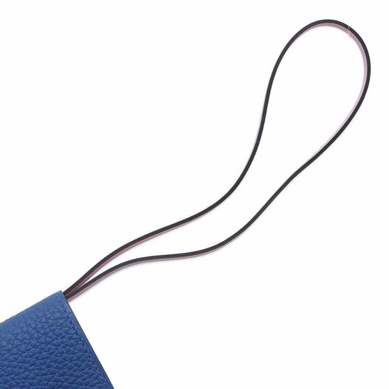 エルメス バッグチャーム ユリス ナノ ヴェルソ ブルーフランス/モーヴシルベストル トゴ/スイフト Z刻印