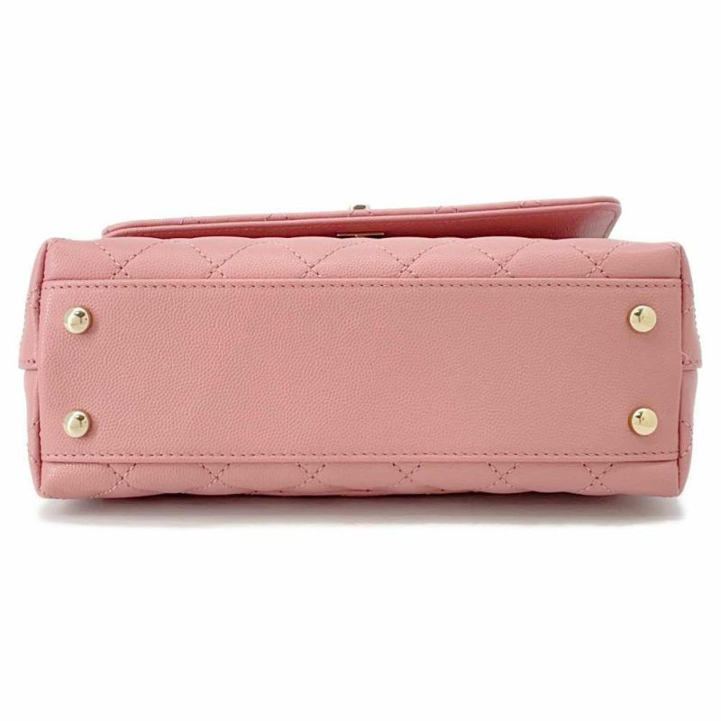 シャネル ハンドバッグ マトラッセ ココマーク ココハンドル キャビアスキン A92990 CHANEL 2way