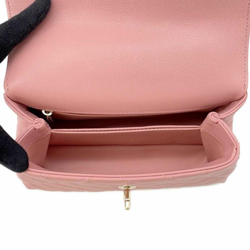 シャネル ハンドバッグ マトラッセ ココマーク ココハンドル キャビアスキン A92990 CHANEL 2way