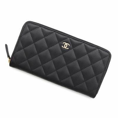 シャネル 長財布 クラシック ロング ジップ ウォレット ココ