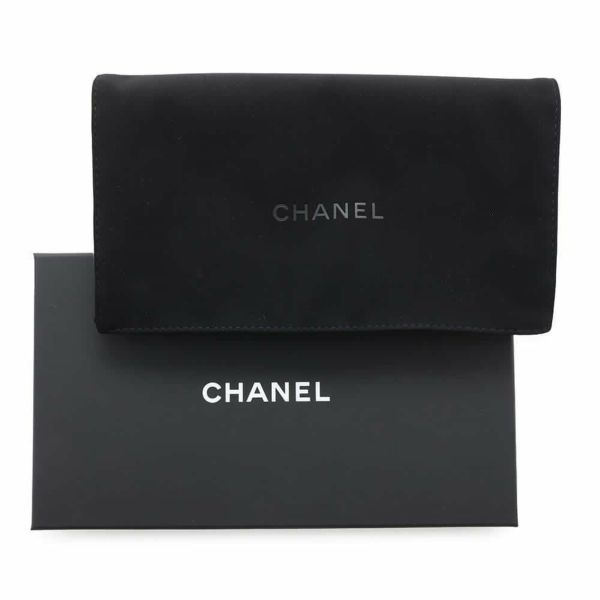 シャネル 長財布 クラシック ロング ジップ ウォレット ココマーク マトラッセ キャビアスキン AP0242 CHANEL 黒