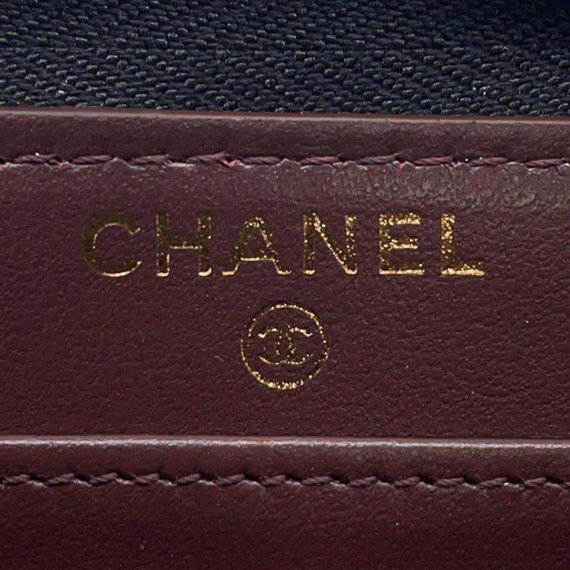 シャネル 長財布 クラシック ロング ジップ ウォレット ココマーク マトラッセ キャビアスキン AP0242 CHANEL 黒