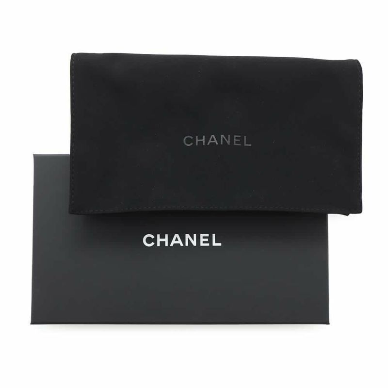 シャネル 長財布 クラシック ロング ジップ ウォレット ココマーク マトラッセ キャビアスキン AP0242 CHANEL 黒