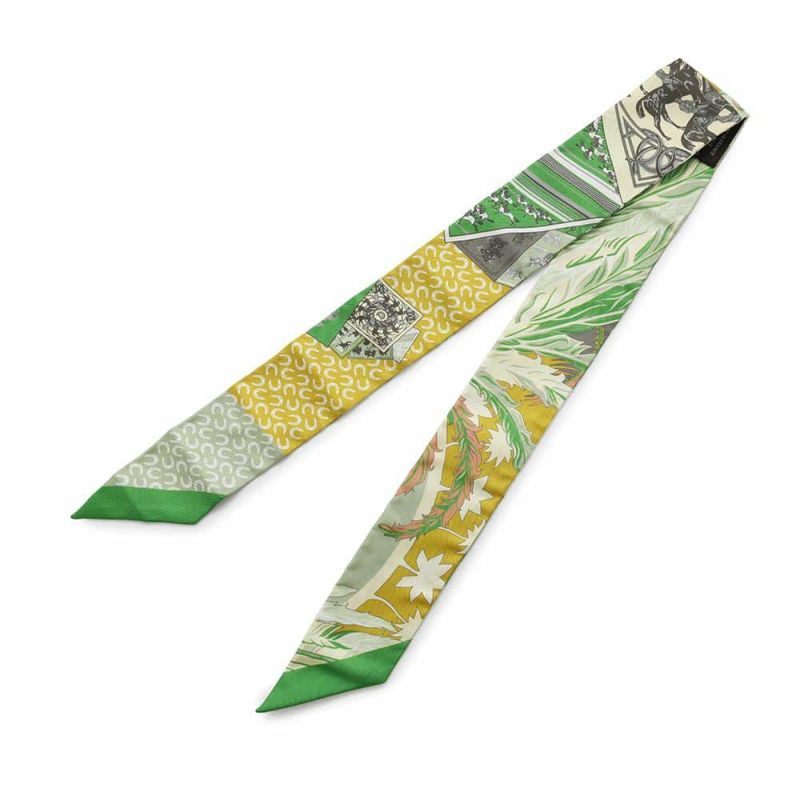 エルメス スカーフ ツイリー 馬と不死鳥 Cheval Phoenix HERMES シルクスカーフ 2018春夏