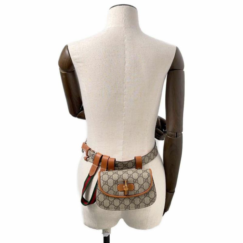 グッチ ウエストバッグ GGスプリーム バンブー1947 ミニ 681137 GUCCI バッグ