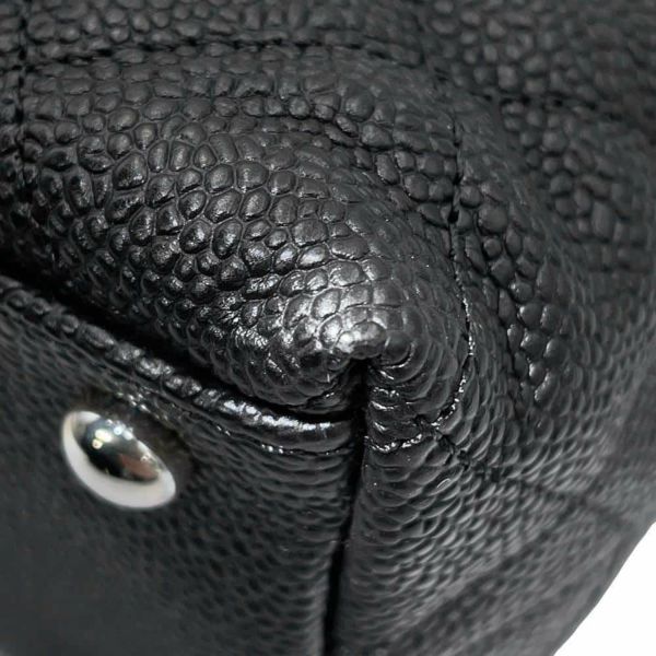 シャネル チェーンショルダーバッグ ココマーク マトラッセ ホーボーバッグ A66802 CHANEL 黒