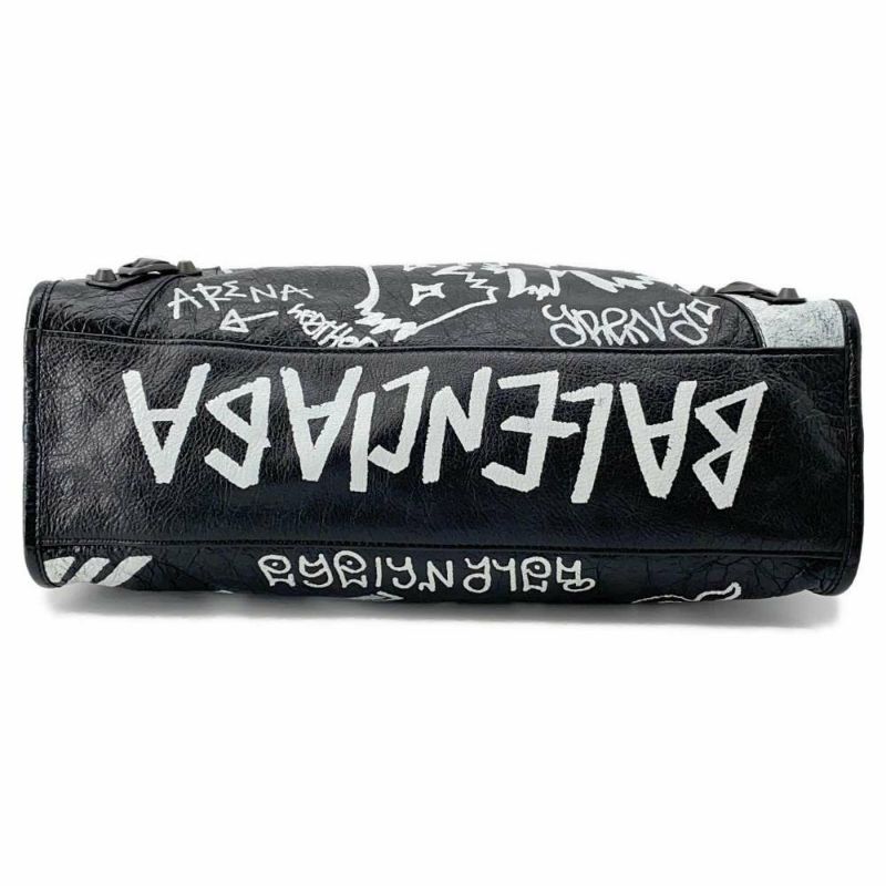 バレンシアガ ハンドバッグ クラシック・グラフィティ ザ・シティ  505550 BALENCIAGA 2wayショルダー 黒