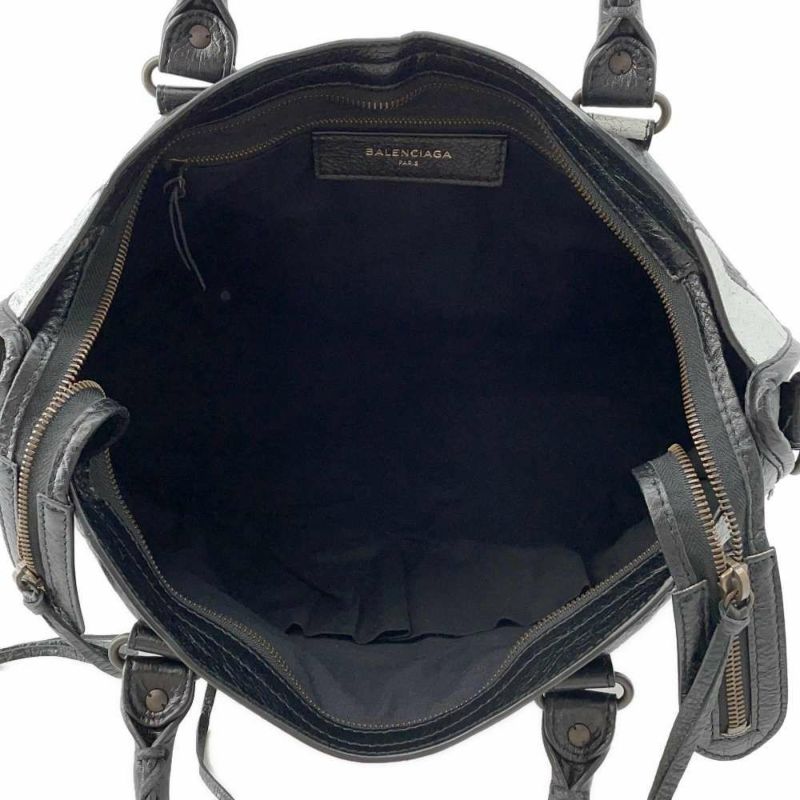 バレンシアガ ハンドバッグ クラシック・グラフィティ ザ・シティ  505550 BALENCIAGA 2wayショルダー 黒