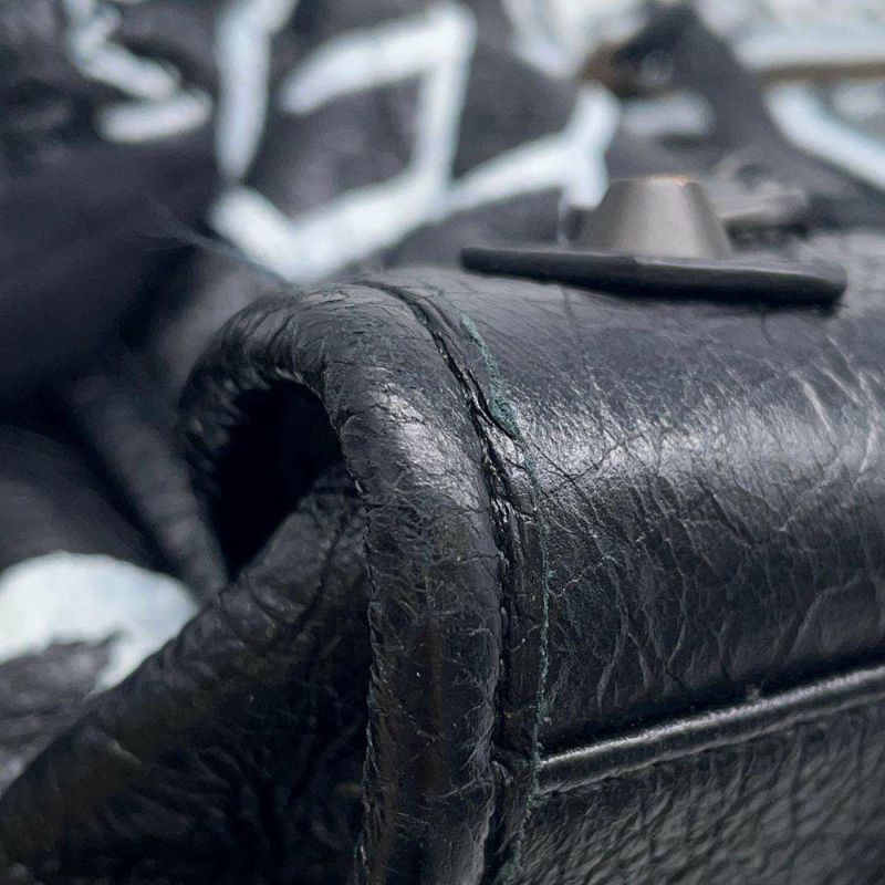 バレンシアガ ハンドバッグ クラシック・グラフィティ ザ・シティ  505550 BALENCIAGA 2wayショルダー 黒