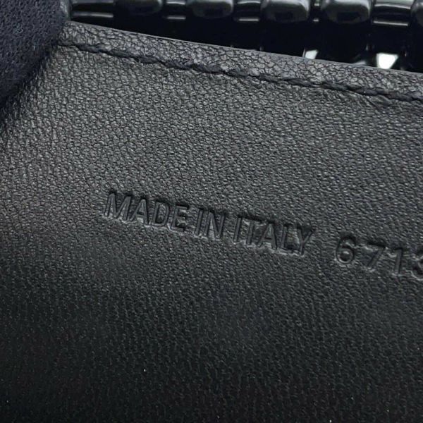 バレンシアガ ハンドバッグ ビストロ XS パテントレザー 671342 BALENCIAGA 2wayショルダーバッグ バスケットバッグ 黒