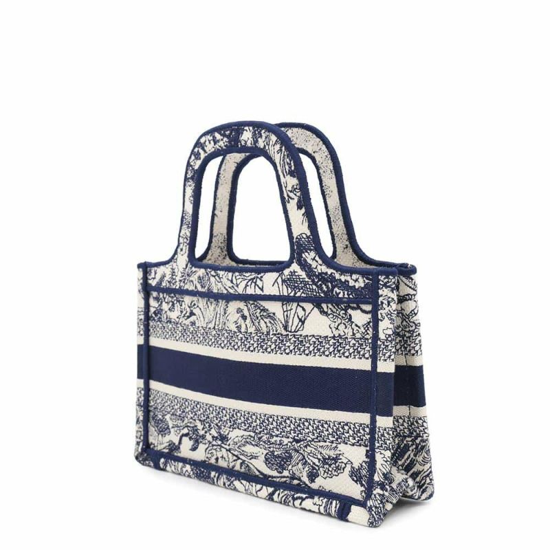 クリスチャン・ディオール トートバッグ ブックトート ミニ トワル ドゥ ジュイ キャンバス Christian Dior バッグ セール品