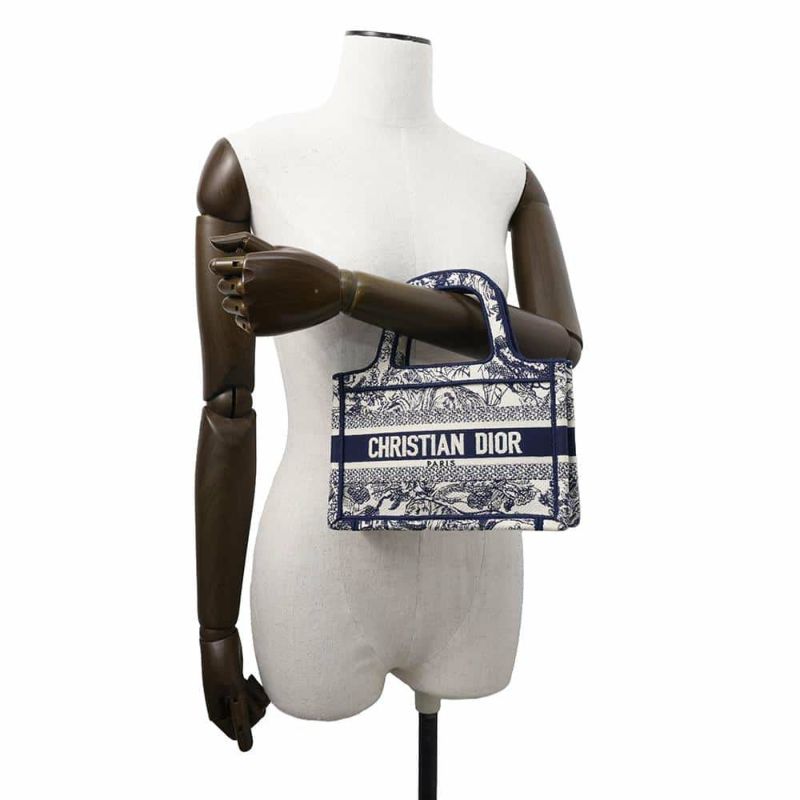 クリスチャン・ディオール トートバッグ ブックトート ミニ トワル ドゥ ジュイ キャンバス Christian Dior バッグ セール品