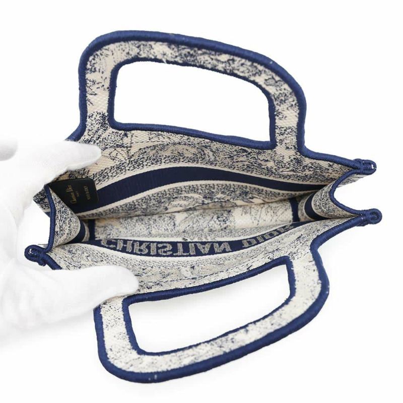 クリスチャン・ディオール トートバッグ ブックトート ミニ トワル ドゥ ジュイ キャンバス Christian Dior バッグ セール品