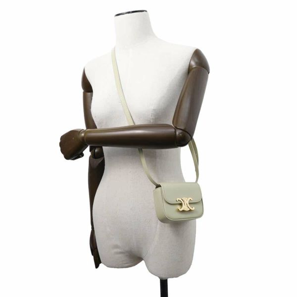 セリーヌ ショルダーバッグ ミニ クロード トリオンフ 10I513 CELINE ミニバッグ