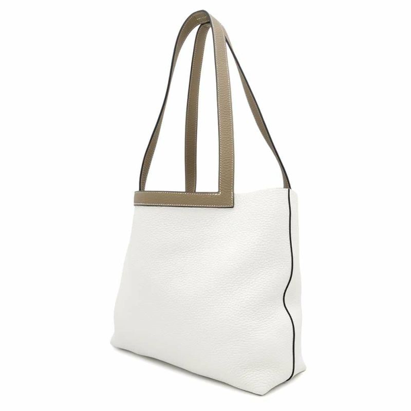 エルメス トートバッグ カバセリエ31 ニューホワイト/エトゥープ トリヨンクレマンス W刻印