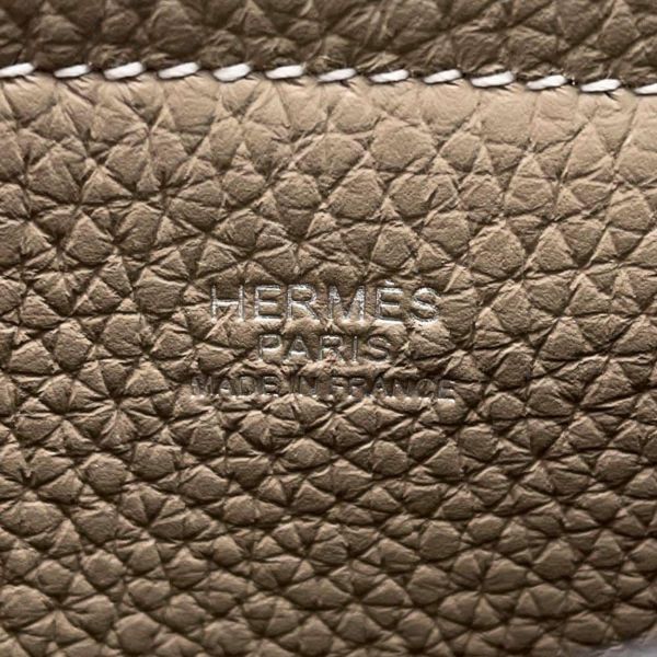 エルメス トートバッグ カバセリエ31 ニューホワイト/エトゥープ トリヨンクレマンス W刻印