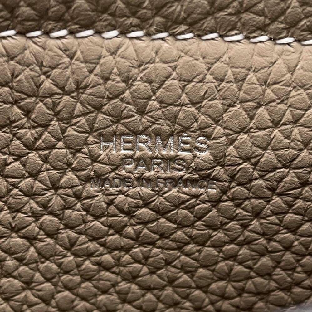 エルメス トートバッグ カバセリエ31 ニューホワイト/エトゥープ トリヨンクレマンス W刻印