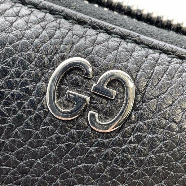 グッチ 長財布 ラウンドファスナー レザー 473928 GUCCI 財布 メンズ 黒