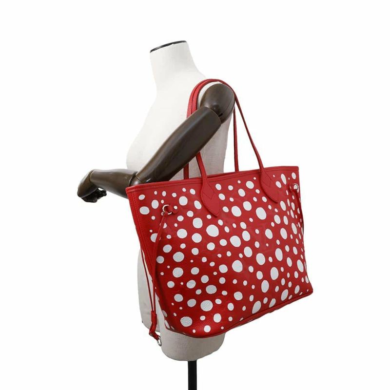 ルイヴィトン トートバッグ モノグラム・アンプラント/インフィニティ ドット LV × YK ネヴァーフルMM M46422 草間彌生