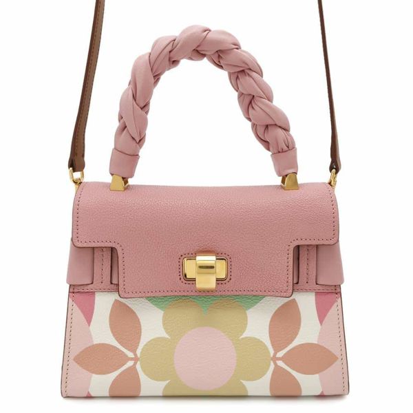 ミュウミュウ ハンドバッグ フラワー レザー 5BA046 Miu Miu 2wayショルダー