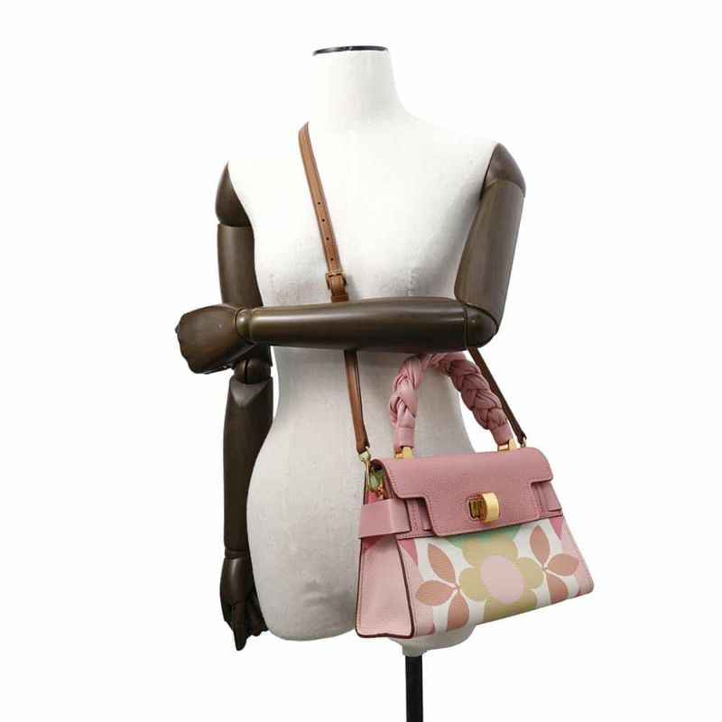ミュウミュウ ハンドバッグ フラワー レザー 5BA046 Miu Miu 2wayショルダー