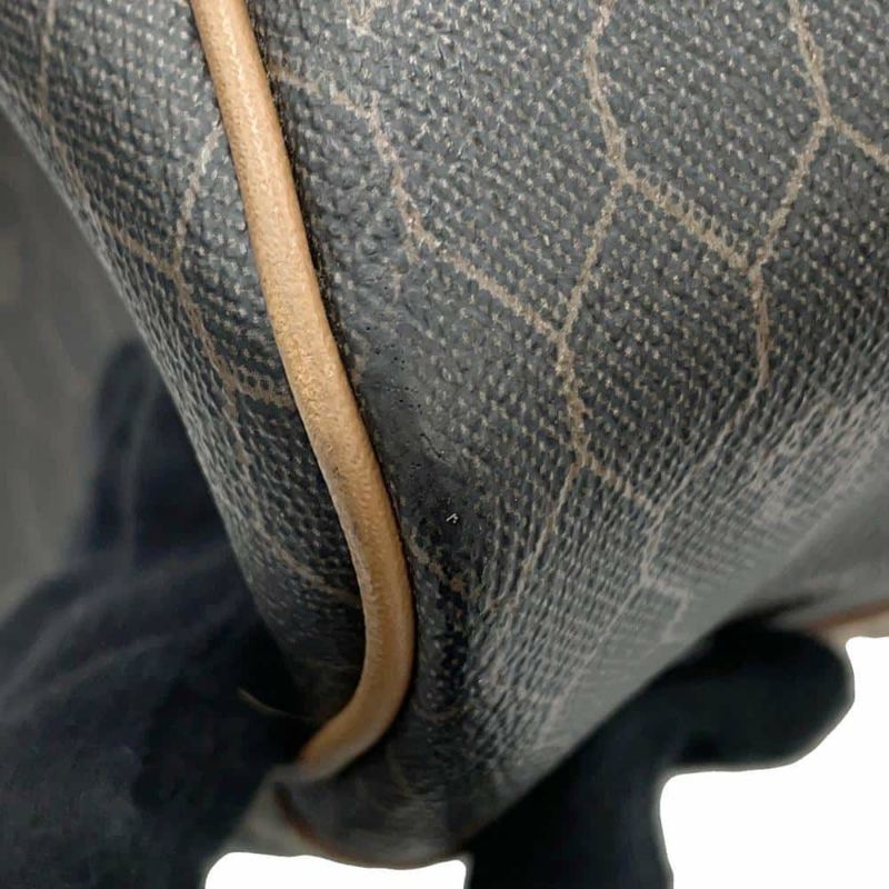 クリスチャン・ディオール ボストンバッグ ハニカム柄 PVC/レザー Christian Dior