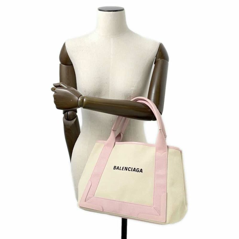 バレンシアガ トートバッグ ネイビーカバス S ポーチ付 339933 BALENCIAGA スモールサイズ
